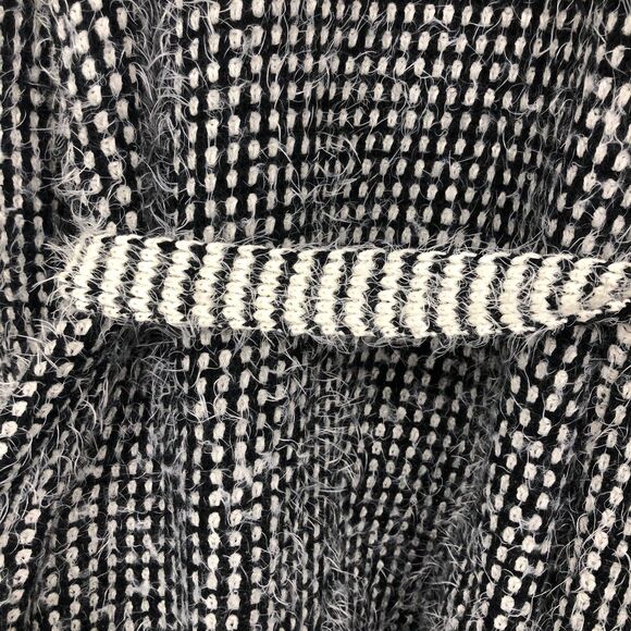 Neiman Marcus Cardigan Open Front, Belted Sweater Hoodie, Eyelash Fabric, sz  L - Picture 9 of 10